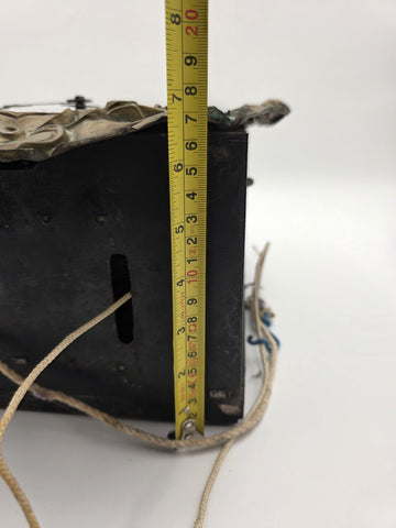 Rare Antique 1850's French Comtoise/Morbier Hanging Clock Movement. Untested.