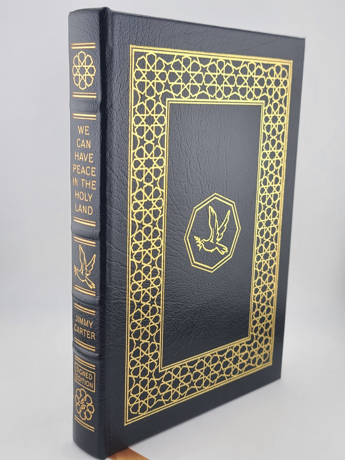 New Easton Press Jimmy Carter:  We Can Have Peace In The Holy Land SIGNED W COA.