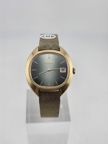 Rare Vintage 1980's Seiko 23j  Hi-Beat 2418-7039 Automatic Unisex Watch. Works.