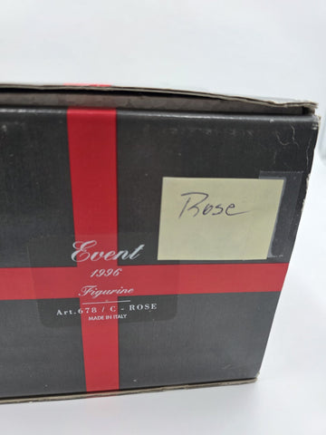 Giuseppe Armani Rose 0678-C Hand Signed 1996 Society Event Figurine COA Italy.