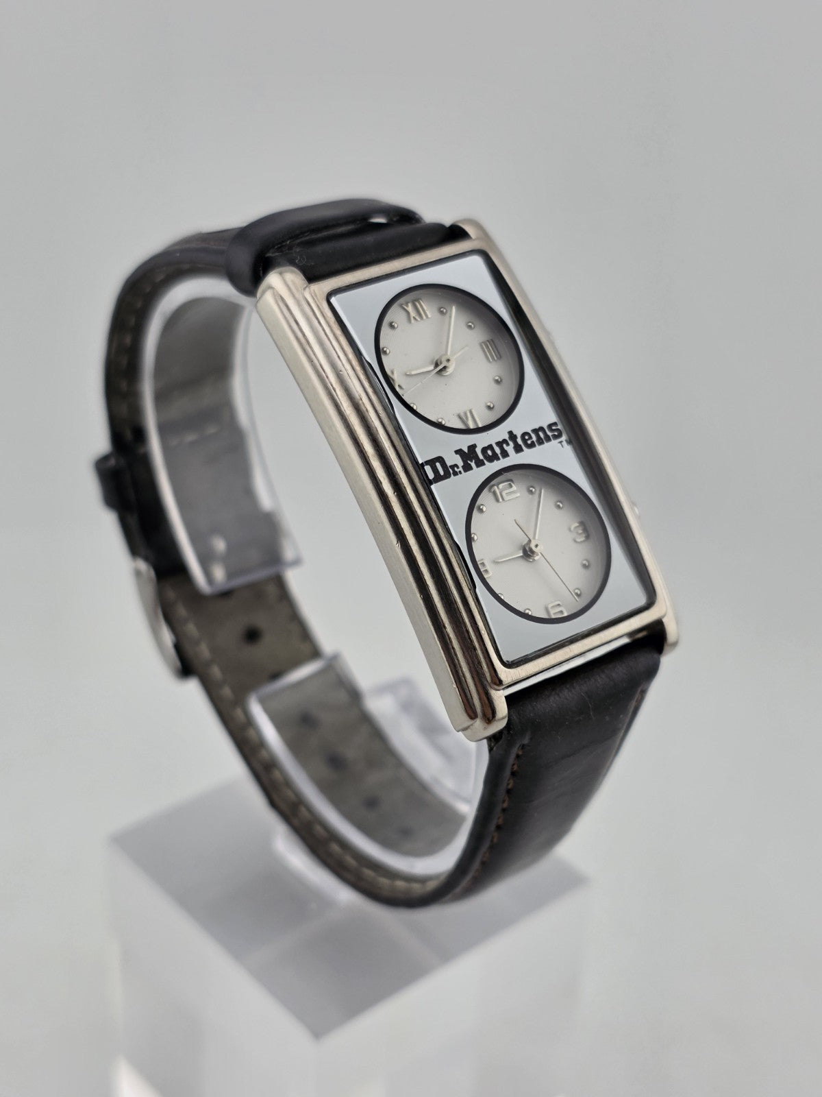 Vintage Rare Dr. Martens Dual Dial Watch Rectangular Japan Quartz V-149 Y2K Work