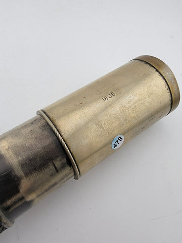 Original 1940 WW2 Maritime W Ottway &Co Ltd Ealing London single-draw telescope.
