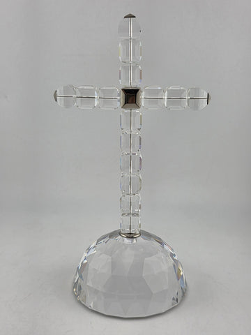 Swarovski Crystal The Cross of Light Clear Religious Decor #285865 Mint Cond.