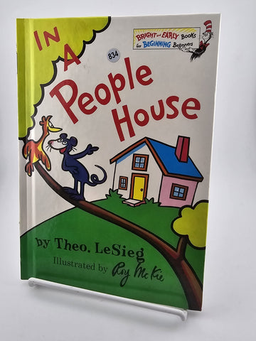 Vintage Hardcover: In a People House by Leo le Sieg. Dr. Seus 1st Book edition
