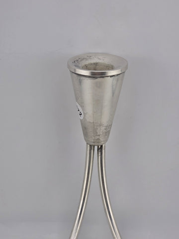 DUCHIN CREATION STERLING SILVER 3 ARM TRIPLE CANDLE HOLDER MID CENTURY MODERN