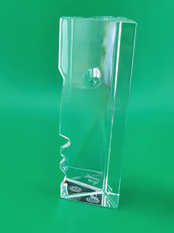 Pair Of Baccarat Crystal "Encounter" Sculpture. Robert Rigot France. VG Cond.