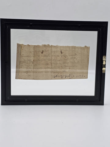 Ultra Rare 1798 Enoch Whipple Signed Church Receipt Salisbury MA Pulpit Payment