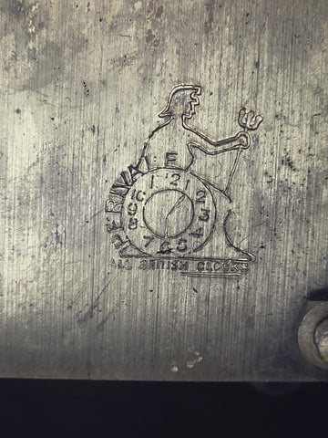 Antique British Bentima Westminster Clock, Art Deco. Working. Read.