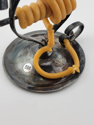 Rare Exceptional 18th c. GEORGIAN WAX JACK FOR SEALING DOCUMENTS & SIGNET RINGS