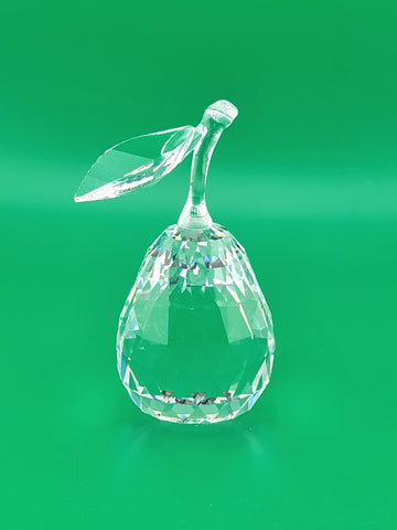 Swarovski Crystal 7476 000 002 Sparkling Fruit 162885 PEAR Figurine, 3 1/2"