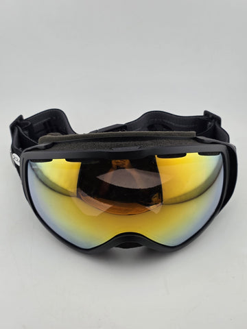 Julbo SnowTiger Ski Goggles Gold Lens Black Frame Snowboard Winter Gear. Read.