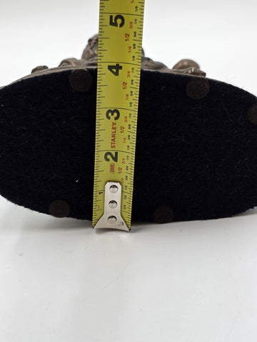 SET OF 2 FRENCH BRONZE SCULPTURE BY E. ROSSY ,PUTTI CHERUBS HOLDING A WINE CUP