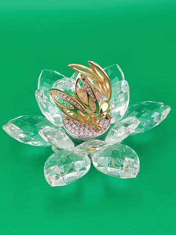 Vintage Swarovski Crystal "In Flight" Series - Bee Gold 7553NR100 (Retired) EUC
