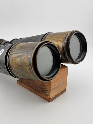Antique WWI Chevalier Paris Large Expandable Binoculars. Good Overall Condition