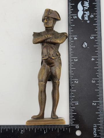 Antique Napoleon I Bonaparte Emperor 19th century bronze sculpture 5.5 Inch