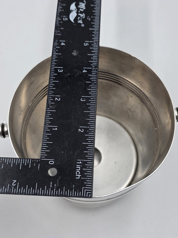 Vintage Christofle France Silverplate Art Deco Ice Bucket Wine Cooler Insert