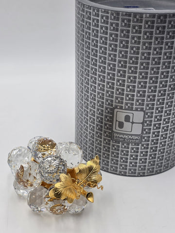 Vintage Swarovski Silver Crystal Grapes 7550 NR 30015 Austria Original Box
