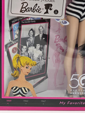 1959 50th Anniversary My Favorite Barbie The Original Teenage Fashion Model Doll