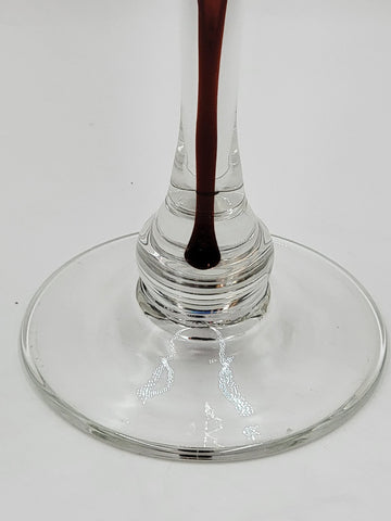 Tom Anderson Glasshouse Studio Seattle Art Glass Pedestal Bud Vase Signed. 14 In