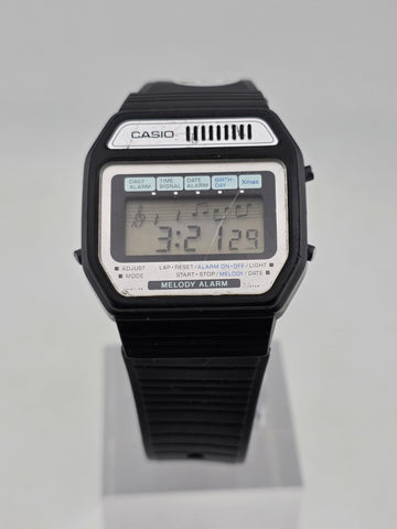 Vintage Collectible Casio Melody Alarm 82H108 Alarm Men’ Watch. Works. Read.