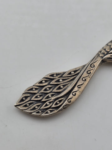 Rare Retired James Avery Sterling Silver Regal Peacock Pendant 2.5”. 11.9 Grams