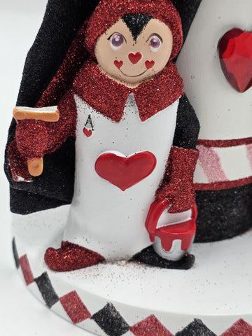 Kurt Adler Hollywood Nutcracker Alice In Wonderland Queen Of Hearts HA0519 17.5"