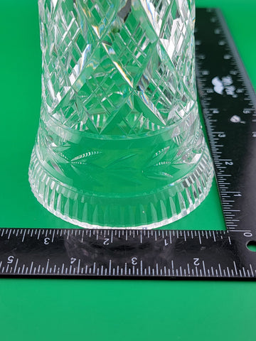 Vintage Waterford Crystal Retired Glandore 7" Vase Made In Ireland