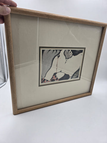 Karel Havlicek In a Sentimental Mood 1986 Signed Ltd Ed Serigraph 63/120 Framed