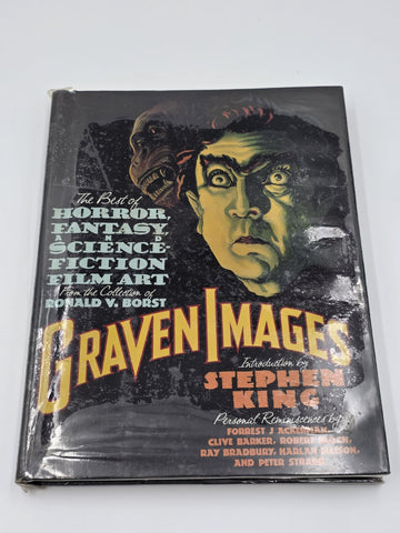 Rare Graven Images Horror Film Art HC Hand Signed Borst Inscribed & Keith Burns