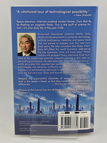 Michio Kaku, Physics of the Future *SIGNED* 2017 Second Edition/Second Print PB