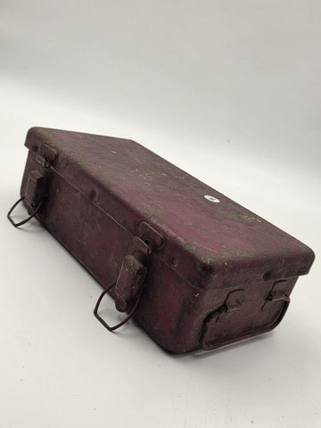 WWII US Army Jeep First Aid Kit 12 Unit Military Medical Metal Box w/ Contents