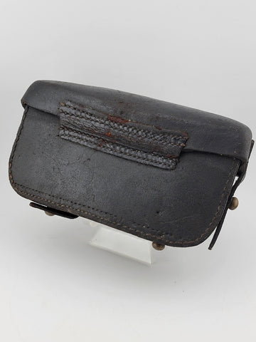 Private: Antique 1876 Indian Wars 120R Leather Cartridge / Ammo Pouch Arsenal