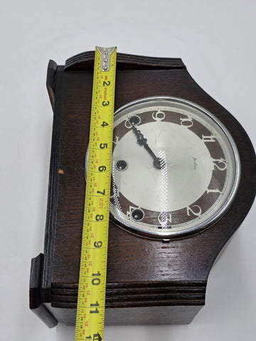 Antique British Bentima Westminster Clock, Art Deco. Working. Read.