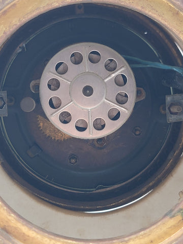 Rare Antique Rudolstadt Germany Porcelain United Electric Clock. Working Cond.