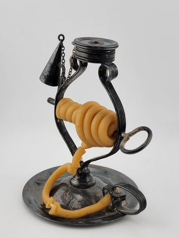 Rare Exceptional 18th c. GEORGIAN WAX JACK FOR SEALING DOCUMENTS & SIGNET RINGS