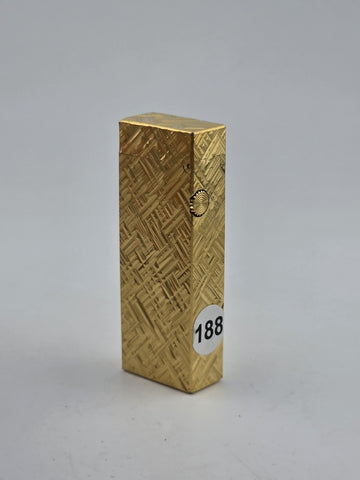 Rare Vintage Dunhill Rollagas Gold Tone Textured Switzerland Very Clean.