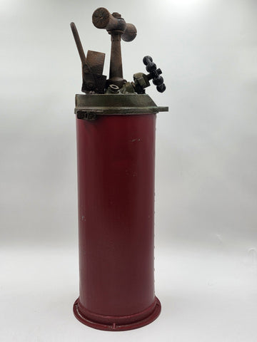Antique Empty Pyrene 1 Gallon Air Pressure Fire Extinguisher Copper Body Vintage