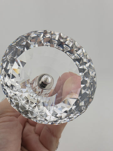 Swarovski Crystal The Cross of Light Clear Religious Decor #285865 Mint Cond.