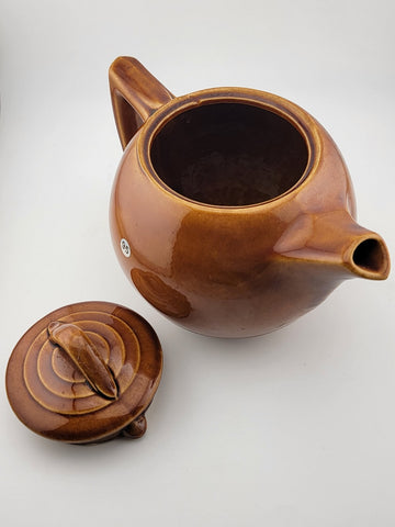 Vintage Collectible McCoy Pottery Small Brown Teapot USA
