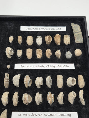 Rare Civil War Dug Bullet Relic Collection Virginia Battlefields US CSA 1862-64