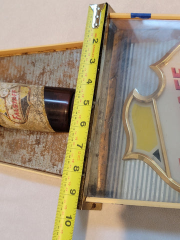 Rare Vintage Collectible Falstaff Beer Sign 1960's For Bar / Mancave. Untested.