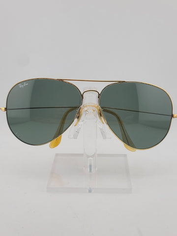 Rare 1970s 64/14mm VINTAGE B&L RAY BAN USA OUTDOORSMAN AVIATOR SUNGLASSES
