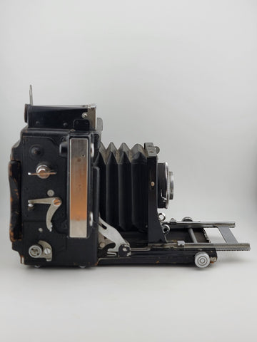 Graflex Speed Graphic 2 1/4 x 3 1/4 Fld Camera. Graphex 101mm f4.5 Lens Untested