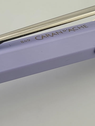 Caran d'Ache Paul Smith Discontinued 849 Ballpoint Pen Slate Baby Blue & Purple