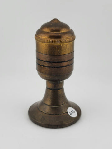 RARE COLLECTIBLE ANTIQUE  1920 'MOKO' DRGM BRASS PETROL TABLE LIGHTER, GERMANY