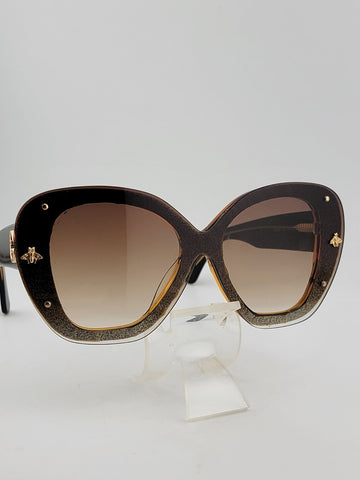 Rare Vintage Oversized Gucci Italy Womens Sunglasses GG2240 003 - 150-145.