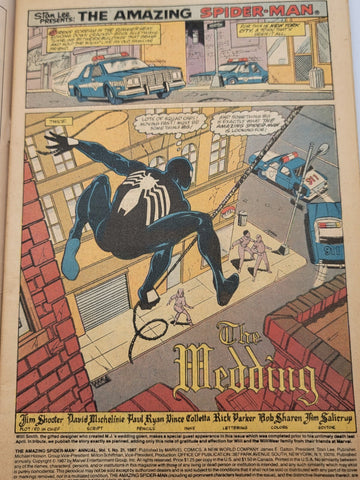 The Amazing Spider-Man Annual #21 (Marvel Comics September 1987). Original