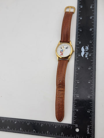 Disney Fantasia Watch Sorcerers Apprentice VTG Rare 1995 55th Anniversary. Works