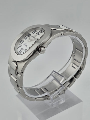 Vintage Bertolucci Serena Swiss Made Ladie Quartz Watch Ref 313-5818 Steel Works
