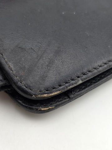 VTG MONTBLANC BOHEME 106788 POCKET ORGANIZER-WALLET BLACK-PEARL LEATHER ITALY
